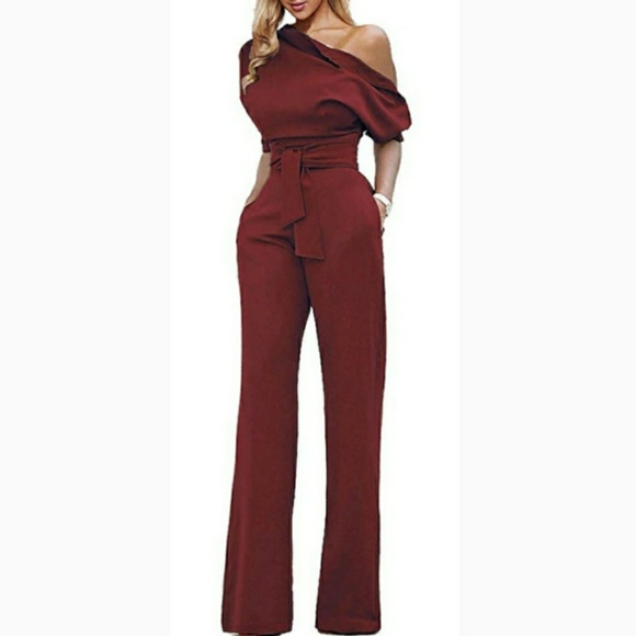🆕⭐Wine red jumpsuit romper⭐ - Picture 4 of 8